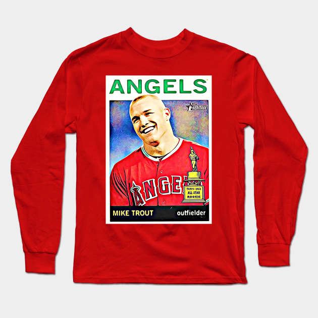 Mike Trout: 2013 Flashback Champs Long Sleeve T-Shirt by flashbackchamps